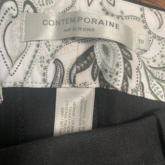 Black Linen Pant - Picture 3 of 3